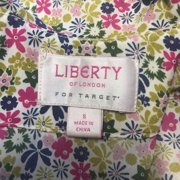 Liberty of London for Target Multicolor Floral Blouse - Size Small - Picture 4 of 7